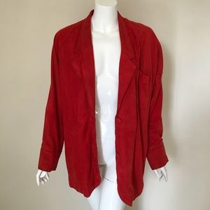 Vintage one of a kind suede leather Nancy Heller